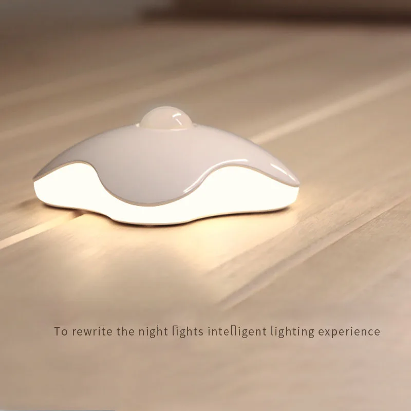

Smart PIR Human Body Motion Sensor Four Leaf Clover Shape LED Night Light Novelty Closet Cabinet Toilet Wall Lamps Home Decor