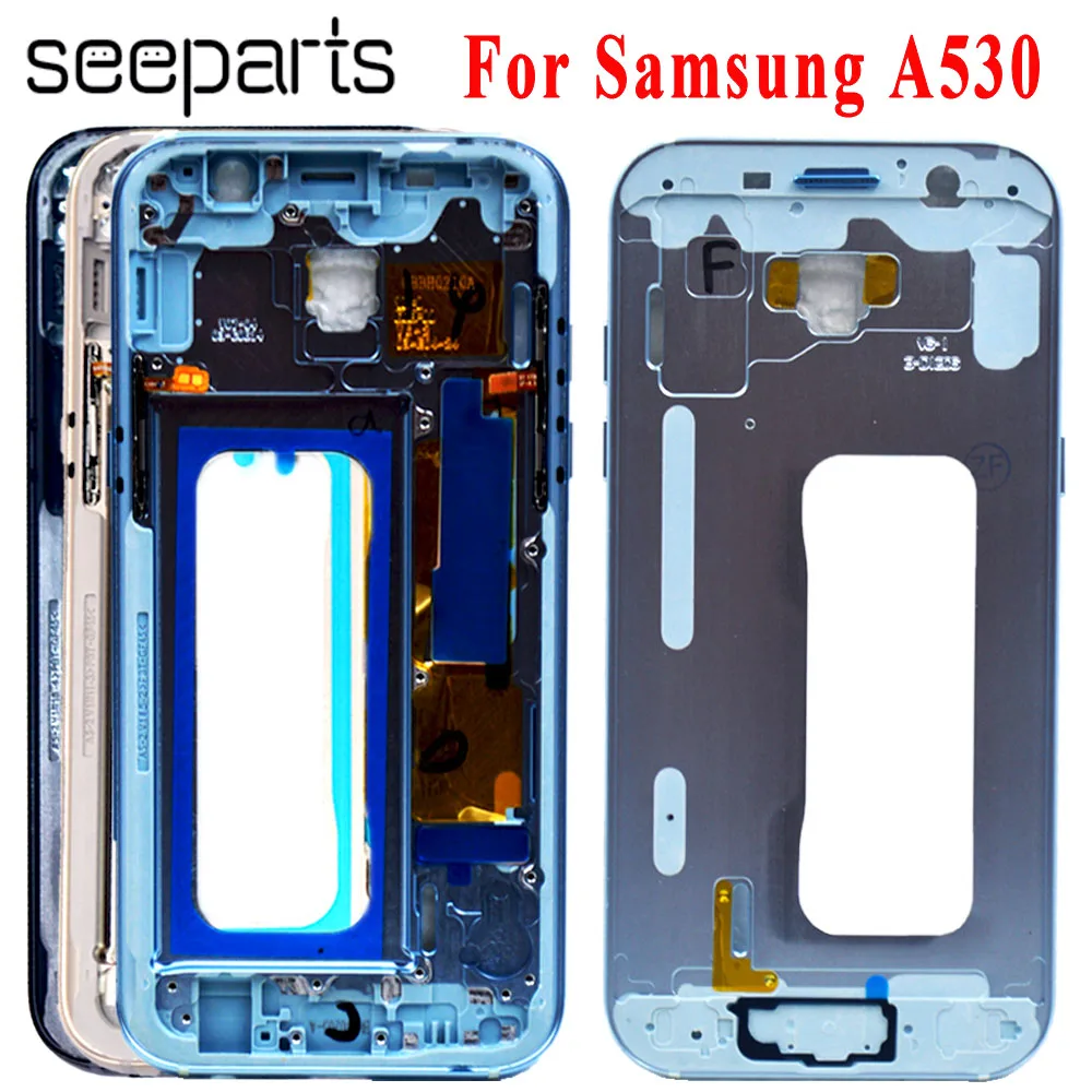 

5.6"For Samsung Galaxy A8 (2018) middle frame Front Bezel Frame Housing Case For Samsung A530 Middle frame Replacement Parts