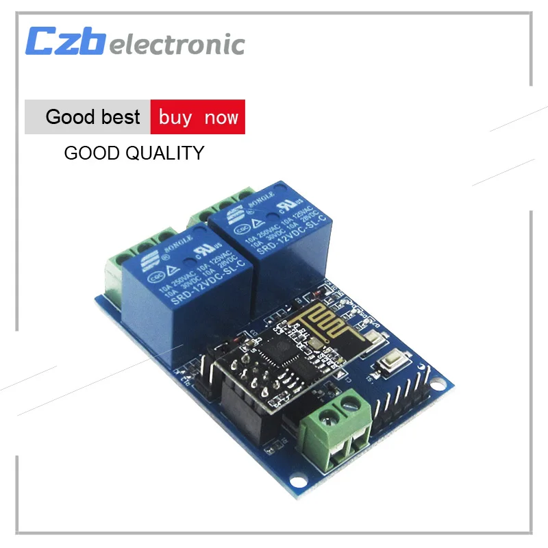 ESP8266 ESP 01S ESP01S 5/12 V 2 wifi реле канала модуль 01 триггерный релейный вещи умный дом