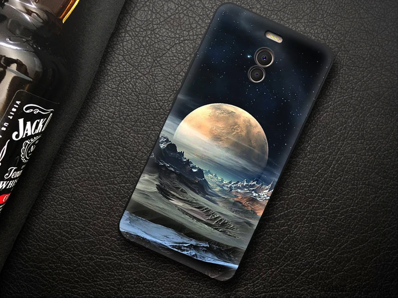 JURCHEN Soft Tpu Back Cover For Meizu M6 Note Case Silicone Matte Exquisite Print Phone Case For Meizu M6 Note Case Meizy Note 6 cases for meizu black