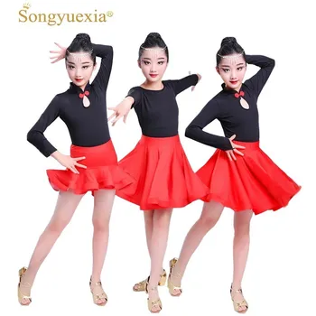 

Long Lading Dance Skirt Children Woman 2018 New Pattern Spring Summer A Juvenile Dance Practice Serve Girl Match Show Serve