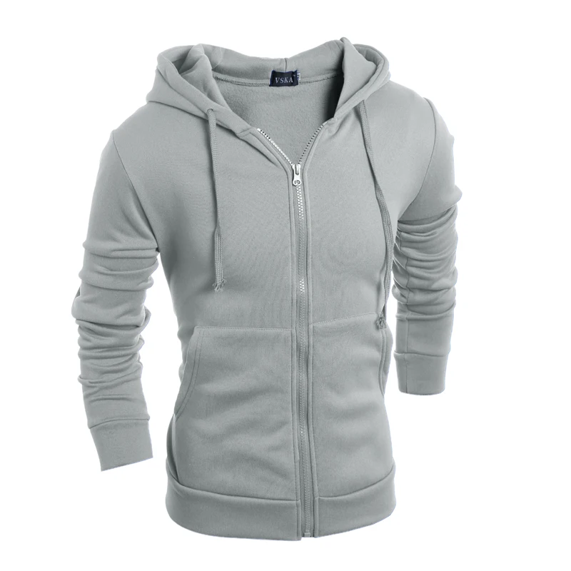 Толстовка мужская с капюшоном на молнии XXL YJ 2018|male hoodies|mens winter hoodieswinter hoodie |