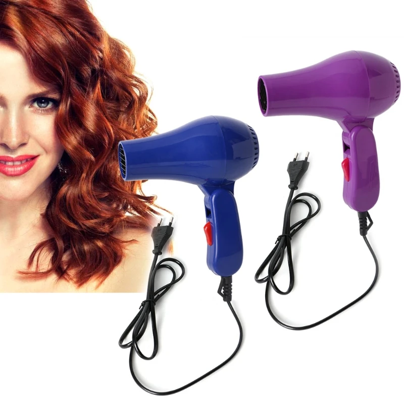 

Mini Foldable Hair Blow Dryer Low Noise 800W Traveller Hair Blower 220V EU Plug