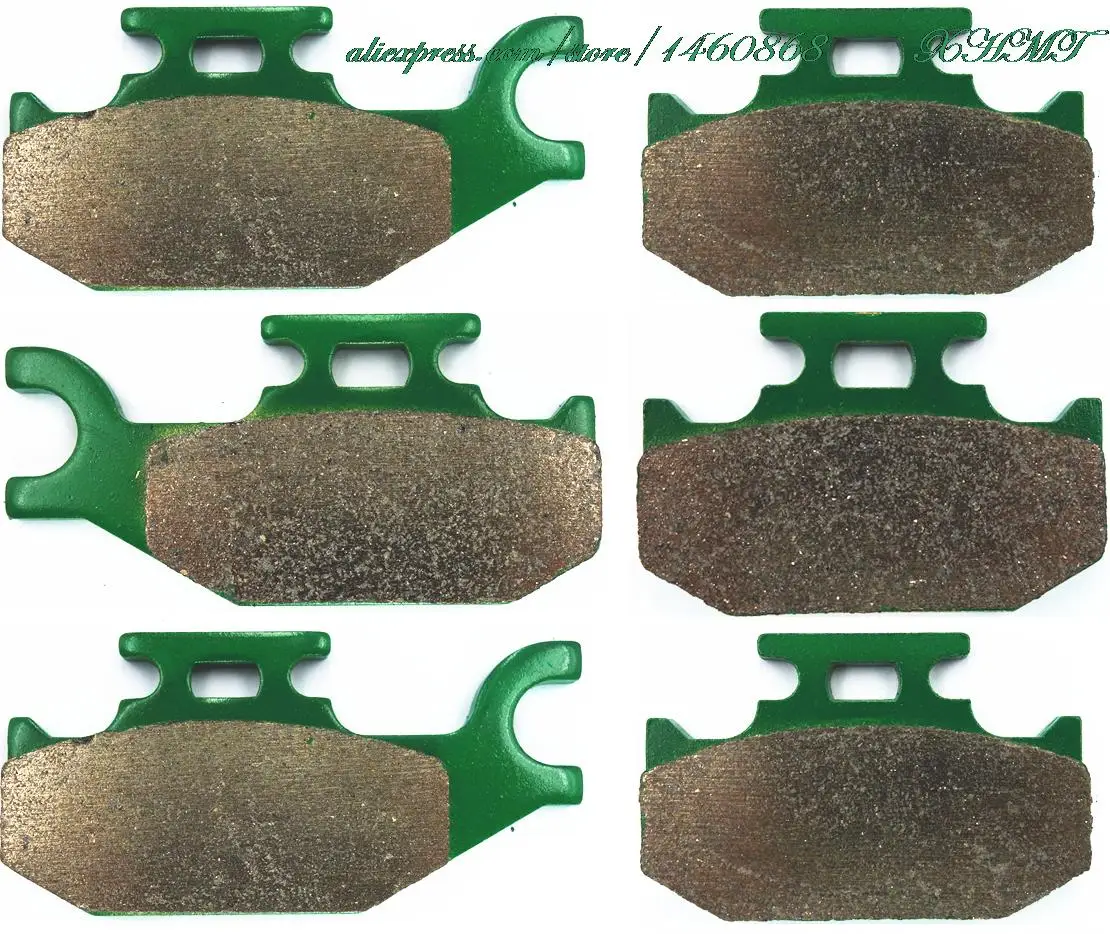 F+R Carbon Brake Pads For Can Am Outlander 400 500 650 800 Max Renegade 500 800 F+R Carbon Brake Pads For Can Am Outlander 400 500 650 800 Max Renegade 500 800