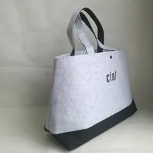 500 шт/партия, большой серый и черный мешок из шерсти, Экологичная сумка для покупок, много цветов и размеров на выбор