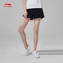 Li Ning шорты брюки женские новые тренировочные серии гигроскопические Хлопковые женские летние спортивные брюки AKSN018 CAMJ18