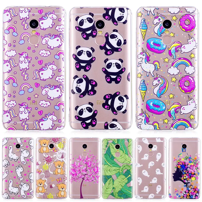 

Xiaomi Redmi Note 4 Note4X Silicon Case Transparent Anime Silicone TPU Skin Soft Back Cover Case for Xiaomi Redmi Note 4X Note4
