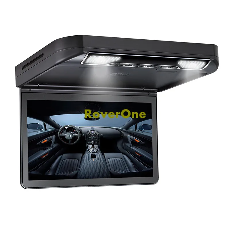 13,3 ''автомобильный DVD 1080 P Высокое разрешение монитор с креплением на крышу откидной вниз над головой автомобиля потолок широкий падение вниз ЖК-монитор Дисплей HDMI