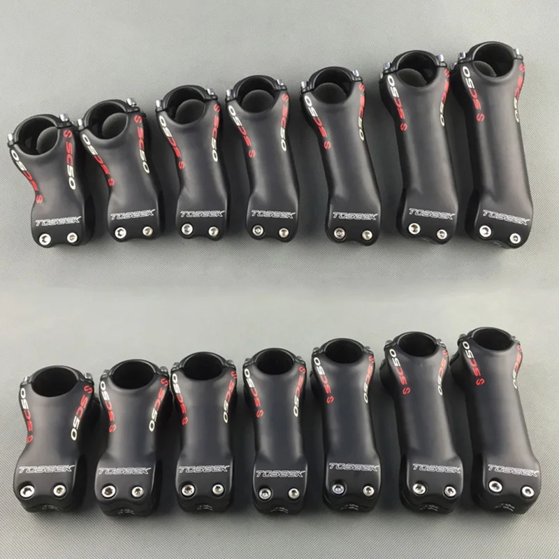 TOSEEK Aluminium Carbon Fiber Bike 6//17 Degree Stem Bicycle Handlebar Stems#