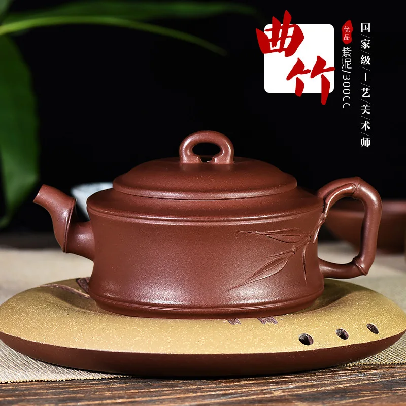 

Ore Pottery Teapot Famous Full Manual Teapot Gift Customized Manufactor Wholesale Generation Deliver Goods Ziniqu Bamboo Pot