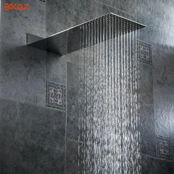 

BAKALA stainless steel shower head pressure booster wall quality bathroom rainfall shower head BR-9906