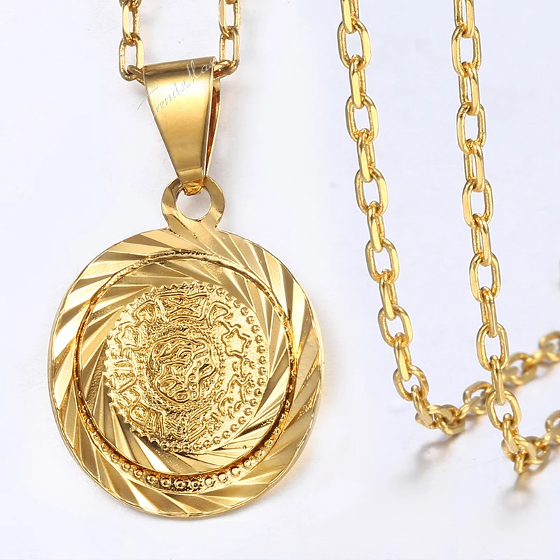 

Womens Gold Pendant Necklaces Heart Shaped Swirl Coin Pendant Chinese Dragon Pattern Fashion Woman Jewelry 2018 Gifts HGPM22A