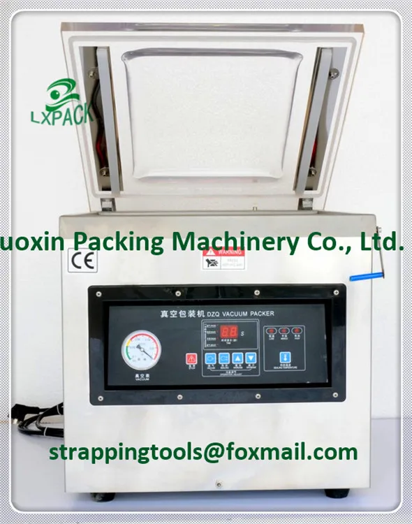 LX PACK Brand Table Top Chamber Vacuum Sealer with dual Seal Bars