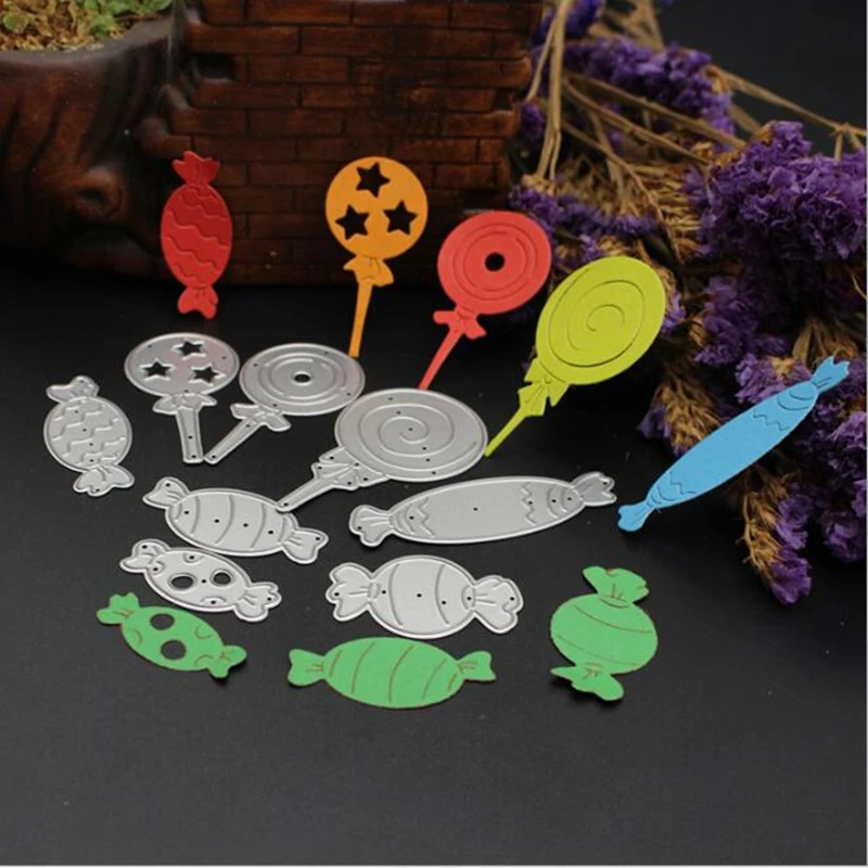 

SCD400 Candy Metal Cutting Dies For Scrapbooking Stencils DIY Album Cards Decoration Embossing Folder Craft Die Cuts Tools New