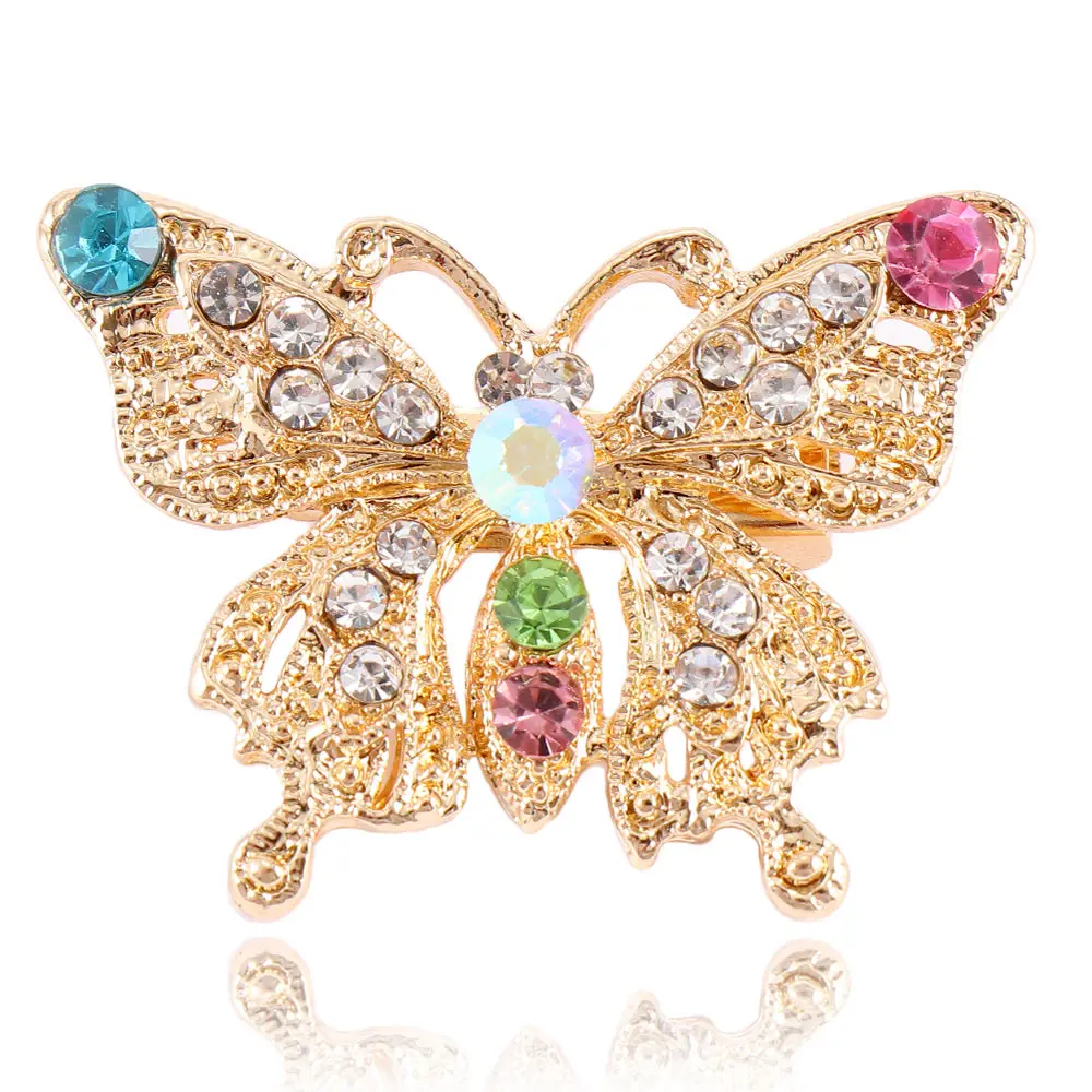 

Butterfly Style Crystal Rhinestone Brooch Women Party Dress Decor Jewelry Clothes Accessories Charming Elegant Butterfly Brooche