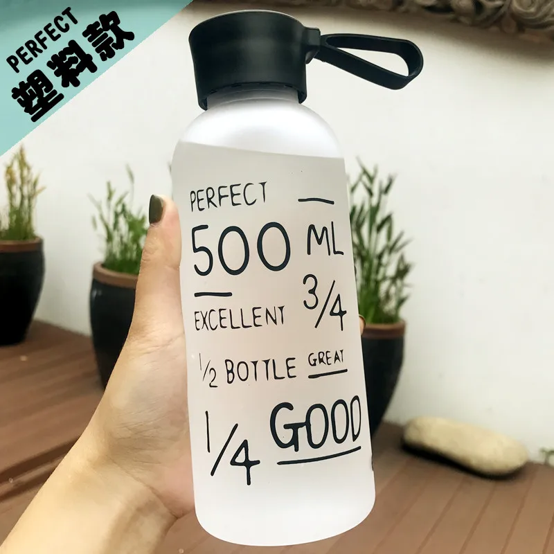 Портативные пластиковые бутылки для воды TECHOME 600 мл космическая бутылка спорта на