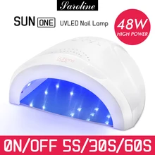 Сушилка для ногтей для геля шлифовки отверждения с умным датчиком с таймером для дизайна ногтей дисплей 48 Вт УФ светодиодный светильник все для маникюра