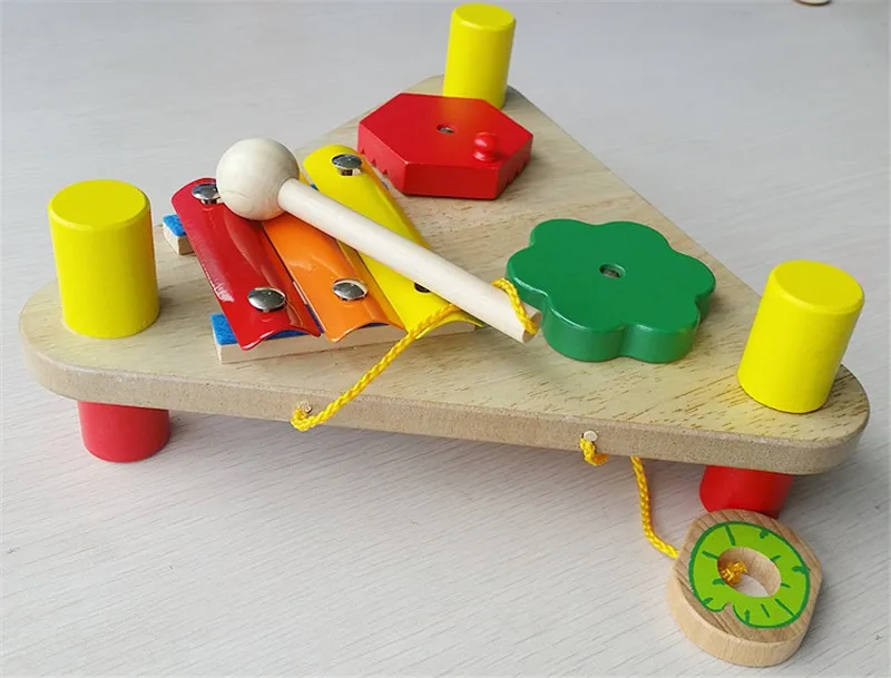 New Wooden Baby Toys Multifunctional Triangular Music Table Baby Educational Music Toys Baby Gifts New Wooden Baby Toys Multifunctional Triangular Music Table Baby Educational Music Toys Baby Gifts