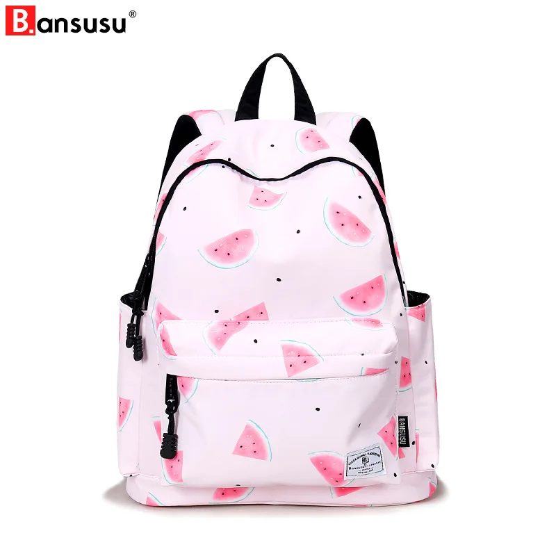 

Large Capacity High Quality Printed Backpack For Teenagers Female Nylon Travel Bags Girls Female School Shoulder Bag Bagpack