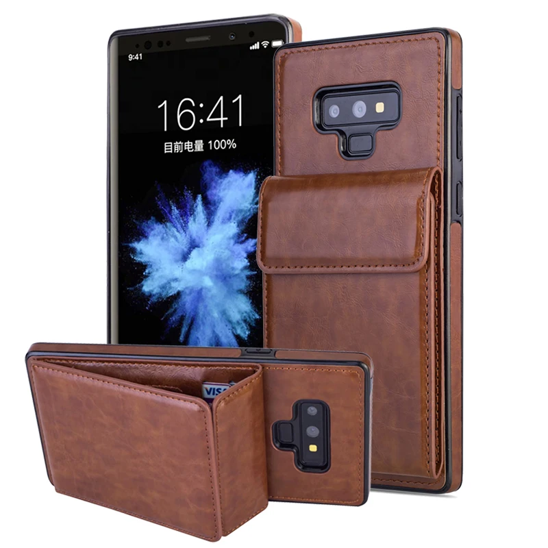 Флип кожаный чехол для Samsung S10e S10 S9 S8 Plus S7 Edge Note 8 9 iPhone XR X XS Max 6 6S 7 чехлы