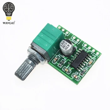 

PAM8403 mini 5V digital amplifier board with switch potentiometer can be USB powered