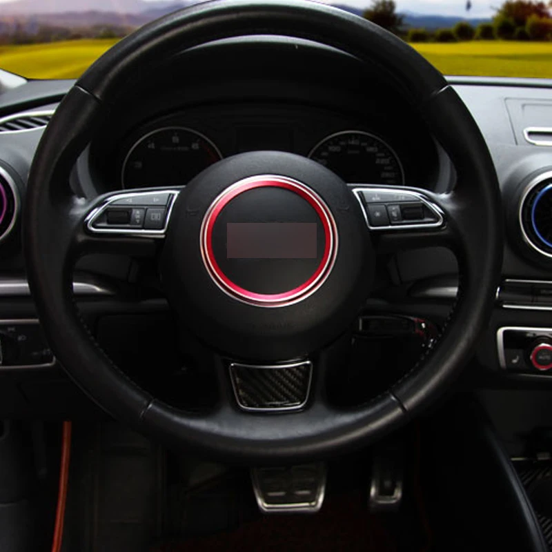 

Steering Wheel Metal Decorative Circle Sequins Interior Refit Stickers for Audi A1 A3 S3 A4 A5 S5 A7 S7 Q3 Q5 TT Car Styling