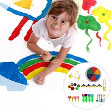 29 шт. мини-картина губка кисти инструменты с печатью Inkpad для детей детский сад граффити DIY живопись