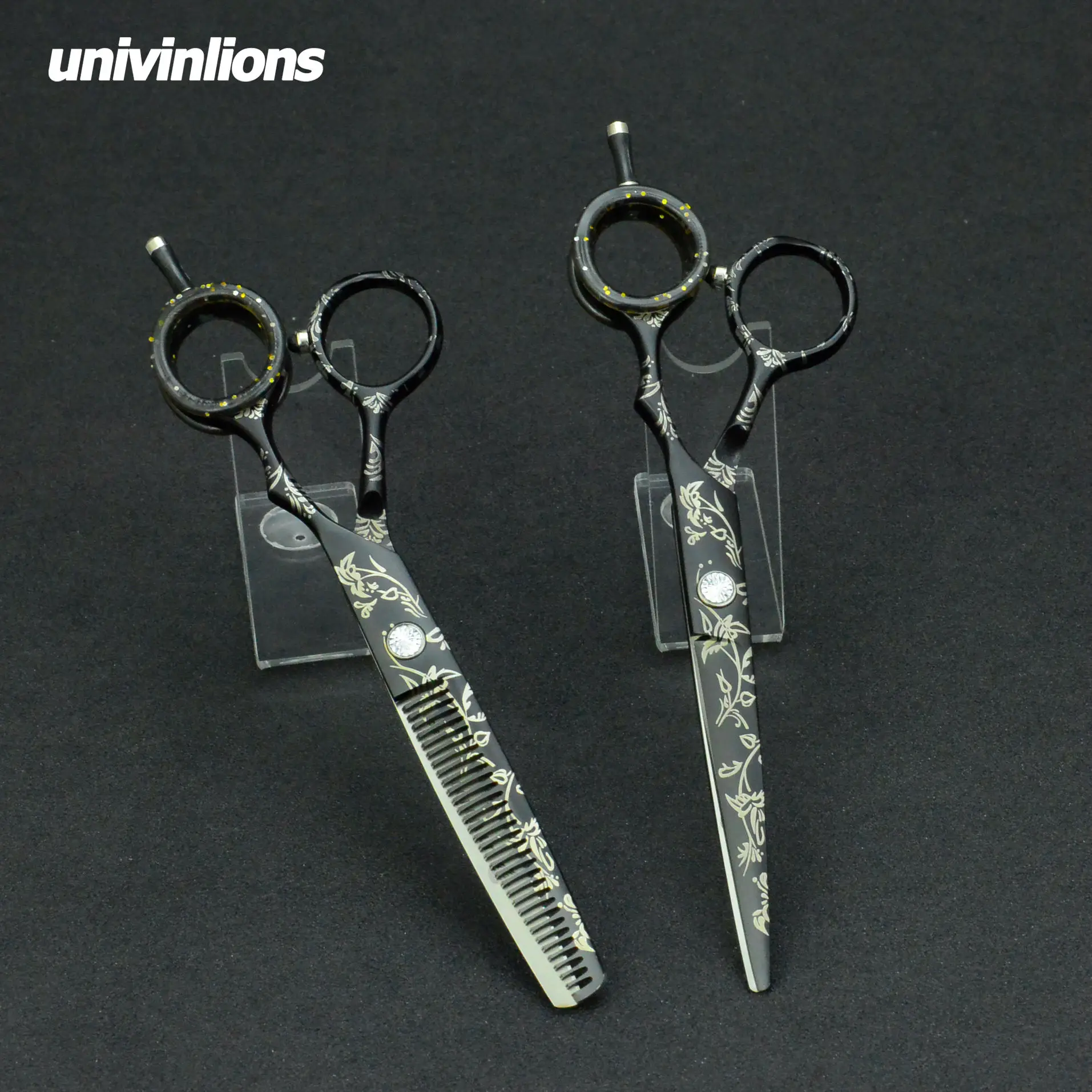 Univinlions 5," 6" Профессиональные Парикмахерские ножницы парикмахерские ножницы Япония Парикмахерские ножницы coiffeur Парикмахерская бритва край стрижка
