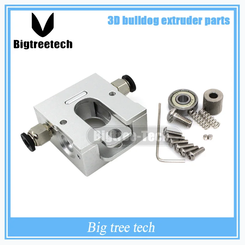 Цельнометаллический экструдер для 3D принтера Reprap Bulldog 1 75 3 мм совместимый с 3d j