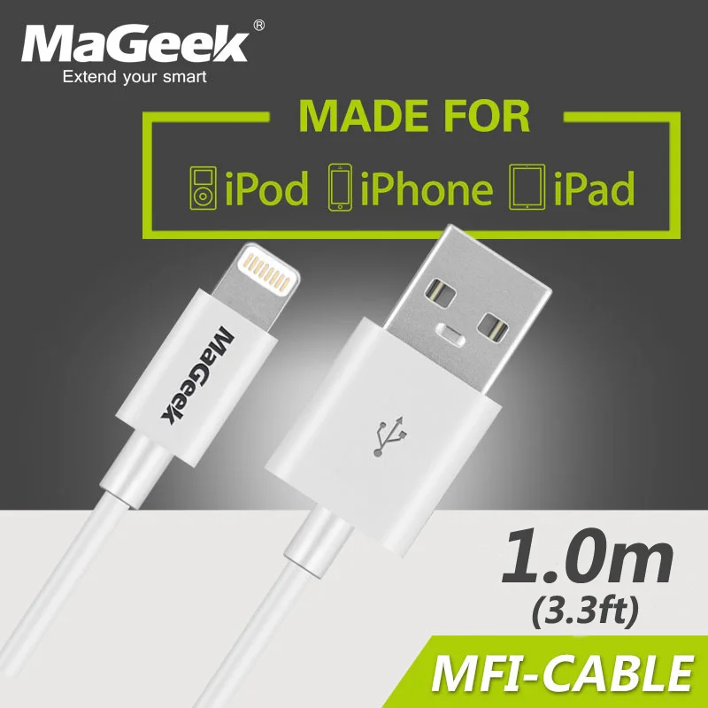 MaGeek 1.0 متر/3.3ft الهاتف المحمول الكابلات مصباح mfi المرتبط بكابل usb ل فون 6 6 5 ثانية ثانية باد 4 البسيطة الهواء 2 iOS 8 9 10 MaGeek 1.0 متر/3.3ft الهاتف المحمول الكابلات مصباح mfi المرتبط بكابل usb ل فون 6 6 5 ثانية ثانية باد 4 البسيطة الهواء 2 iOS 8 9 10