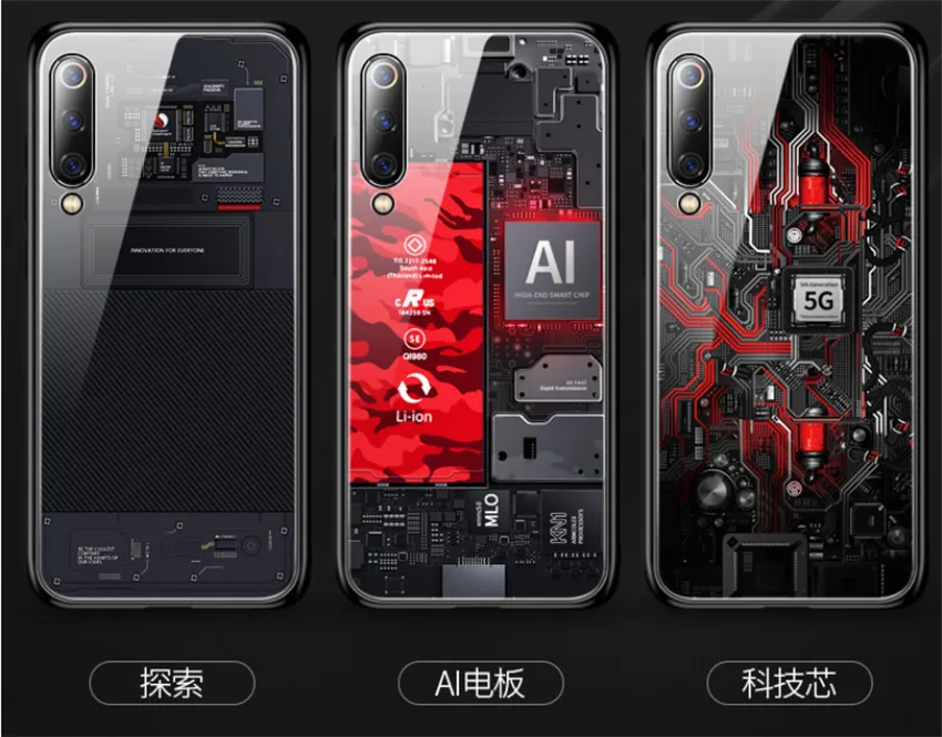 Case for Xiaomi Mi 9 Explore Xiaomi Mi 9 SE Tempered Glass Case for Xiaomi Mi 9 Mi9 Case Aixuan Original mi 9 SE Cover (8)