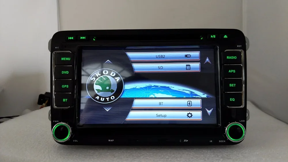 Clearance vw radio DVD rns 510 golf 4 golf 5 6 touran passat B6 sharan jetta caddy transporter t5 polo tiguan with gps card free shipping 15