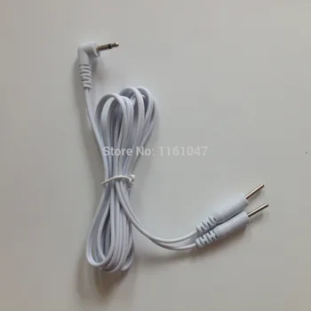 

DHL Freeshipping 200pcs/lot DC 2.5MM 2 way electrode wires /cable for digital therapy machine ,tens machine ,slimming massager
