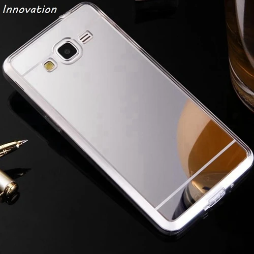 Чехол с единорогом для samsung Galaxy J3, мультяшный силиконовый чехол, чехол для samsung J3, чехол для телефона s 3D, милая девушка J3, чехол - Цвет: mirror soft silver