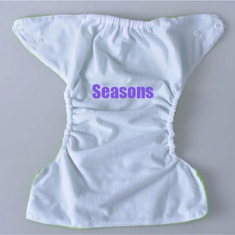Reusable Baby Diapers Cover Washable Nappies Cotton Cloth Diaper  Adjustable Size Winter Seasons 3 Version With Charcoal Inserts