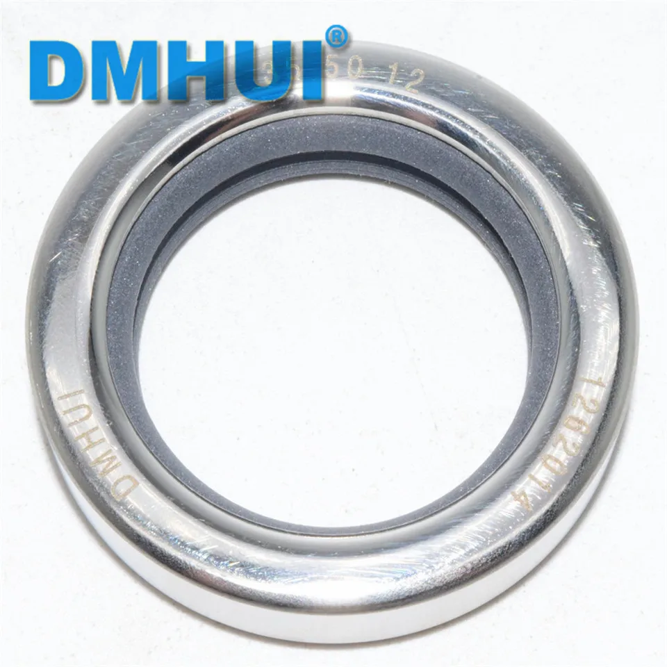 Rotary Screw Air Compressor Stainless Steel PTFE Oil Seals 35*50*12/35x50x12 Double Lips DMHUI ISO 9001:2008 35*50*12mm