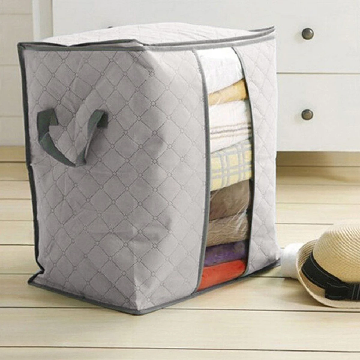 Нетканая переносная сумка для хранения одежды органайзер 30*44*49 см складной органайзер для шкафа мешочек для подушки одеяло постельные принадлежности