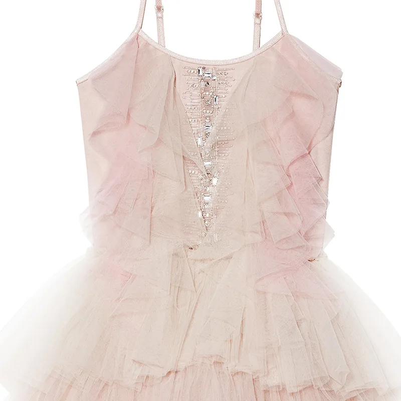 TODDLER CHRISTMAS DRESS PARTY TUTU  PINK DRESSES EVENING LUXURY DRESSES