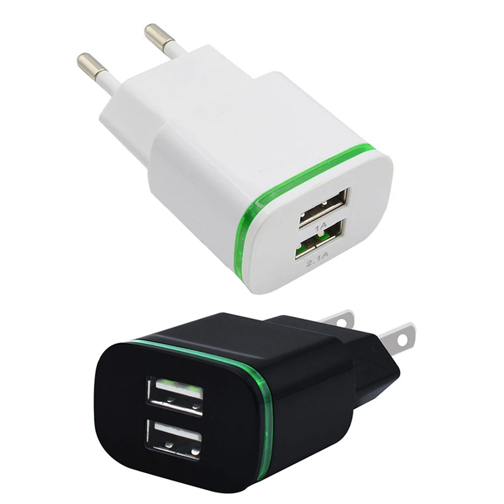 2 Порты и разъёмы USB 5V 3.1A Светодиодный индикатор для дома путешествий Быстрая