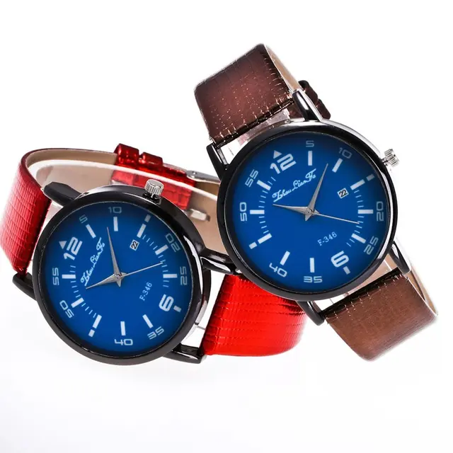 Lover Simple Dial Number Pattern Quartz Watches Stainless Steel/Crocodile Leathe Lover Simple Dial Number Pattern Quartz Watches Stainless Steel/Crocodile Leathe