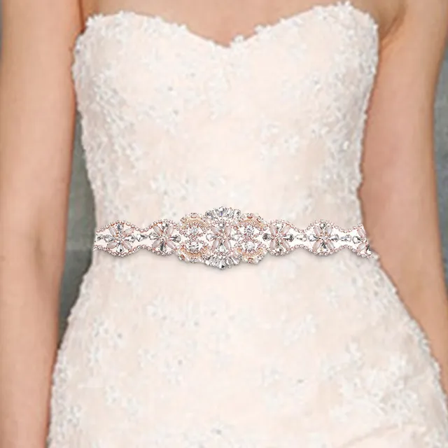 34cm Diy Crystal Lique Waistband Women Belt Party Dress Sash 34cm Diy Crystal Lique Waistband Women Belt Party Dress Sash Sewing Beaded Sparkle Ribbon