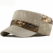 HT2491 бейсбольная кепка камуфляжная Мужская и женская армейская Кепка на плоской подошве весенне-летняя кепка для мужчин и женщин Регулируемый Дальнобойщик сетчатая Кепка