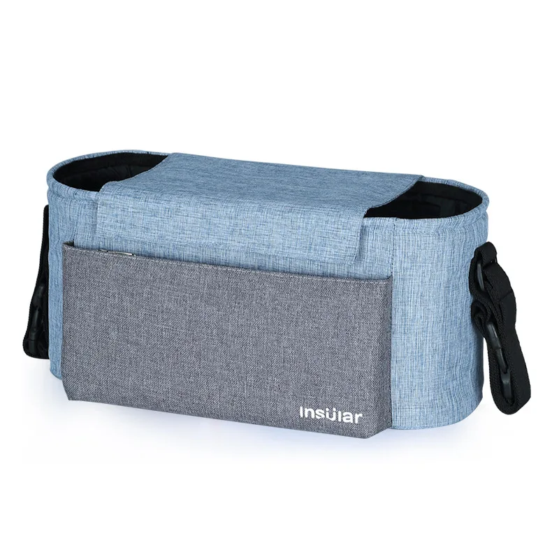 Portable Mother Maternity Bag for Baby Stuffs Diaper Bag for Nursing Bottle Nappy Organizer Pouch Baby Stroller Pram Hanging Bag