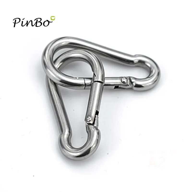 Spring Buckle Key Ring Clips Carbine Snap Hook for Camping Hiking - China  Auto Parts, Stainless Steel