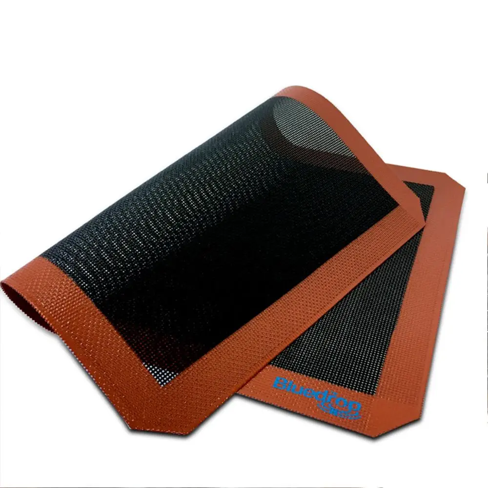 Bluedrop large size bread baking mat Eclair baking sheet cookies biscuits bakery mesh sheet silicone baking liners 37x57cm