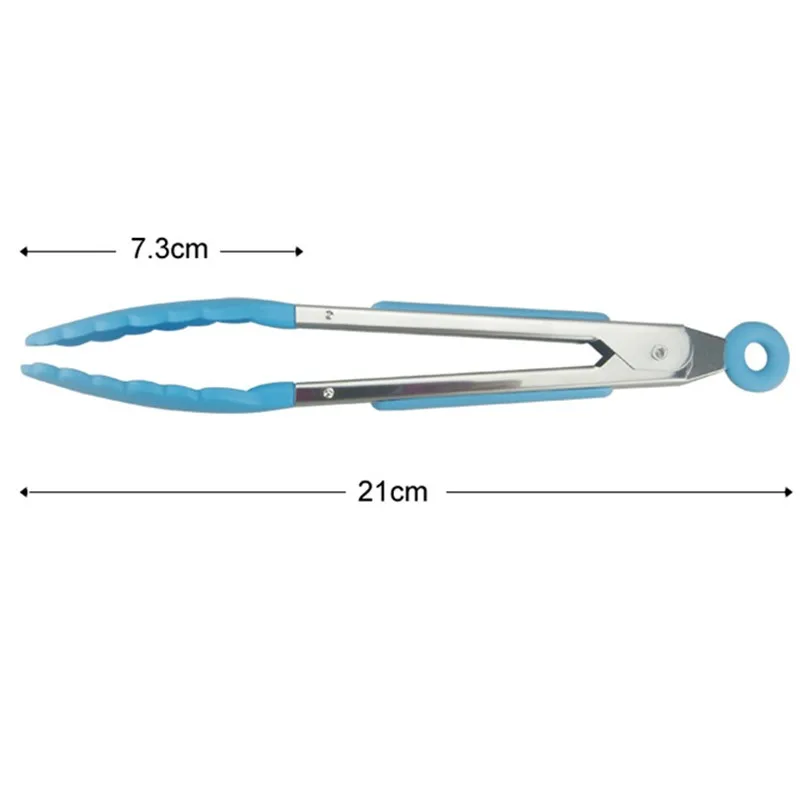 1Pc-Stainless-Steel-BBQ-Tongs-Kitchen-Cooking-Food-Plastic-Handle-Serving-Barbecue-Tongs-Random-Color-KC1460 (5)