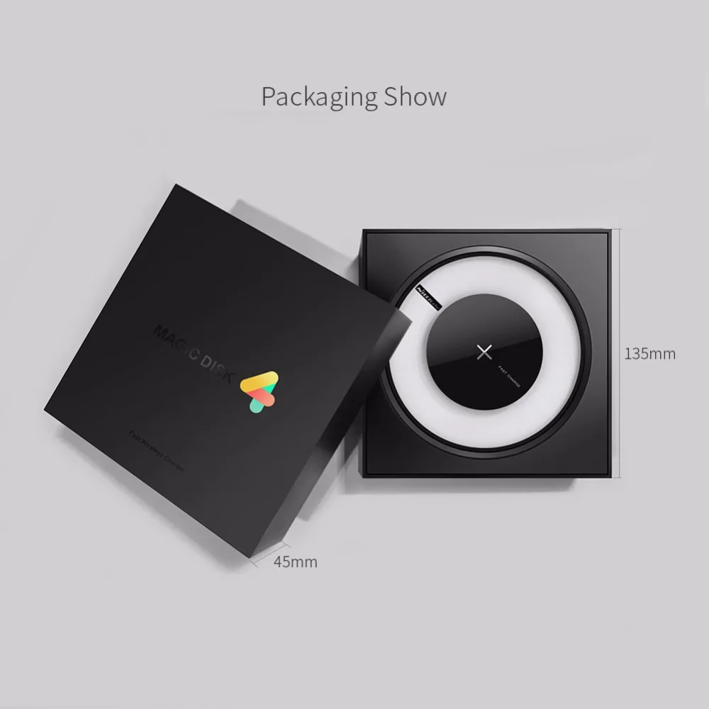 Nilkin Беспроводное зарядное устройство NILLKIN Magic Disk 4 для iPhone X 8 Plus быстрая