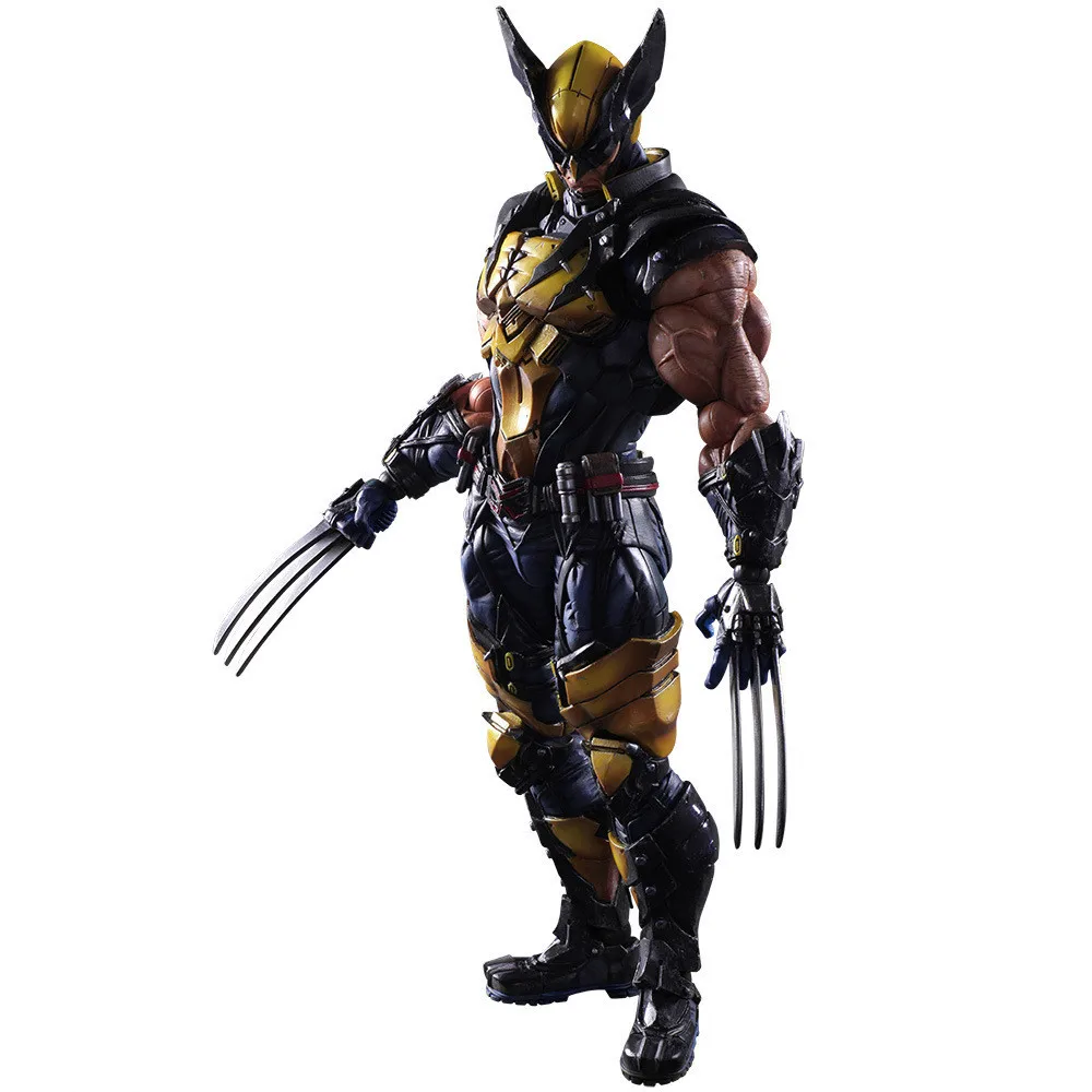 X-men Play Arts Kai Wolverine James Logan Howlett фигурка в масштабе окрашенная вариант Аниме ПВХ экшн и игрушки Фигурки Коллекция моделей