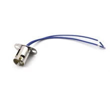 High quality Metal B15 lampholder B15D socket Flat foot lamp holder base ba15d socket