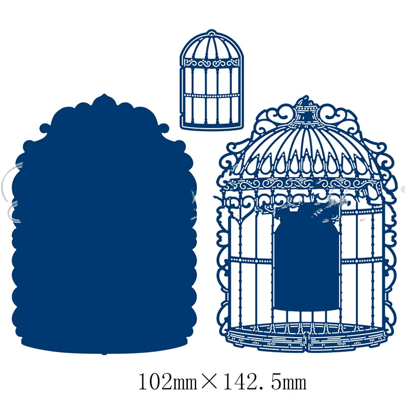 

Birdcage 2019 New Metal Cutting Dies Stencil for DIY Scrapbooking Embossing Photo Album Decoration Paper Card Handcraft Die Cut